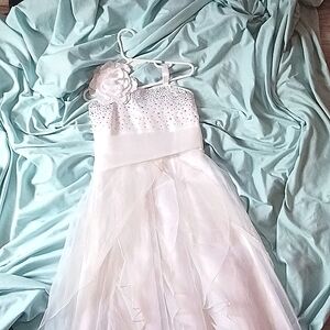 White kids Wedding dress